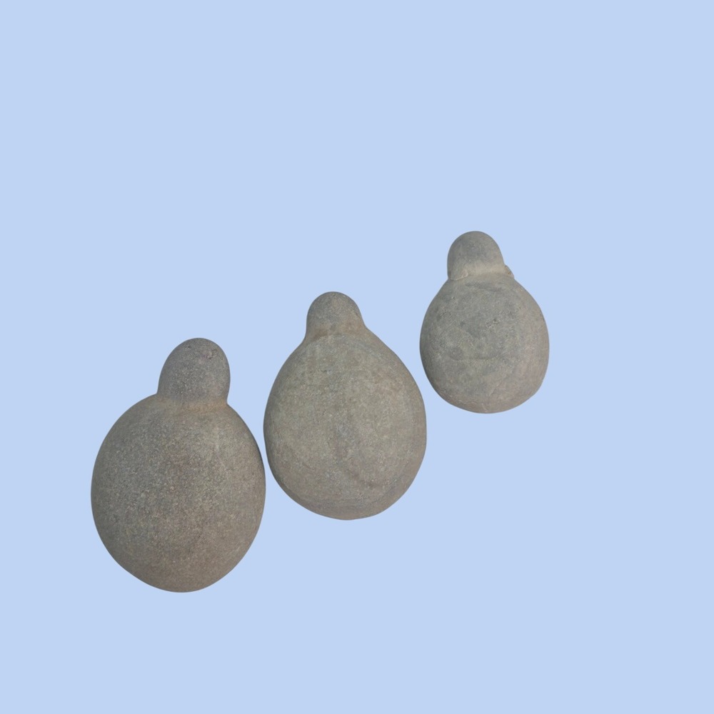 Fox Island WA Natural Fairy Goddess Stones | Set of 3 Wave‑Crafted PNW Talismans
